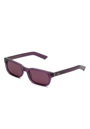 Retrosuperfuture Gesto Melanzana rectangle-frame sunglasses - Purple