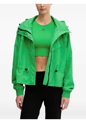 P.E Nation hooded drawstrings puffer jacket - Green