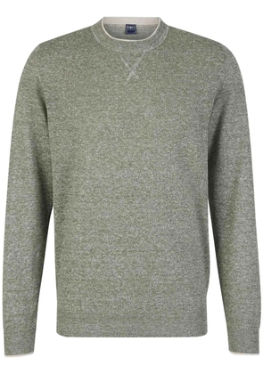 Fedeli crew neck sweater - Green