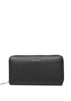 BIASIA logo-lettering wallet - Black