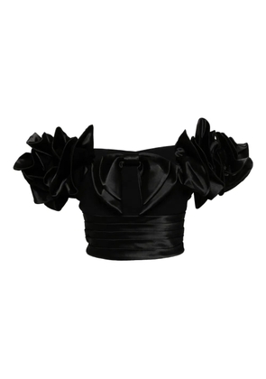 Saiid Kobeisy ruffled blouse - Black