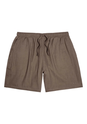 BOSS drawstring shorts - Brown