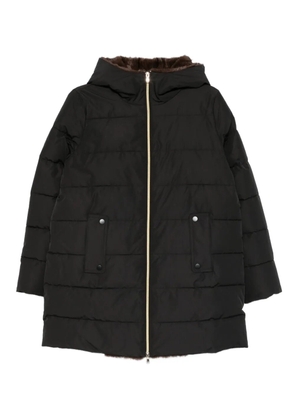 Marella Gebel hooded padded coat - Black