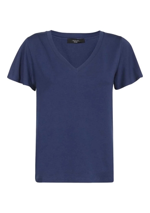 Weekend Max Mara short-sleeve cotton T-shirt - Blue