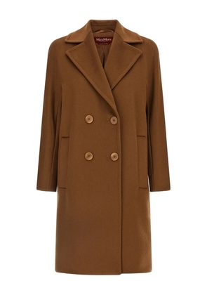 Max Mara Agenda double-breasted coat - Brown