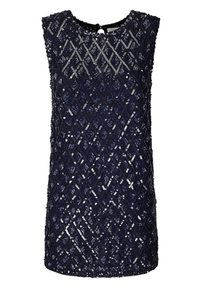 P.A.R.O.S.H. sequinned mini dress - Blue