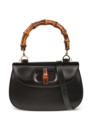 Gucci Pre-Owned 1990-2000s bamboo-handle crossbody bag - Black