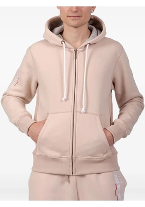 PODHIO embroidered hoodie - Neutrals