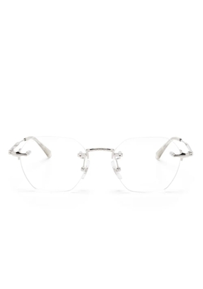 Montblanc round-frame glasses - Silver