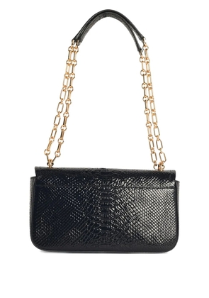 Michael Kors snake-print chain shoulder bag - Black