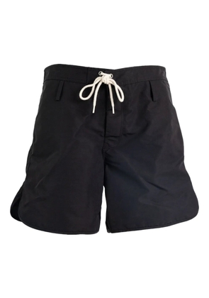 Prada drawstring pocket-detail swim shorts - Black