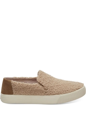 Toms Sunset shearling slip-on sneakers - Neutrals