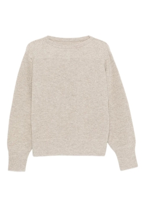 TAIGA TAKAHASHI textured crew-neck sweater - Neutrals