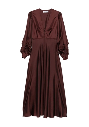 Raquel Diniz V-neck maxi dress - Red