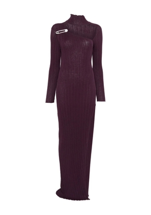 Giuseppe Di Morabito wool-blend dress - Purple