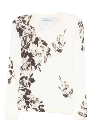 Blugirl floral-print top - White