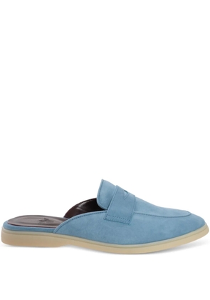 Bougeotte suede mules - Blue