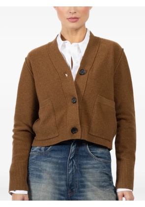 Arlo Mott cashmere-blend cardigan - Brown