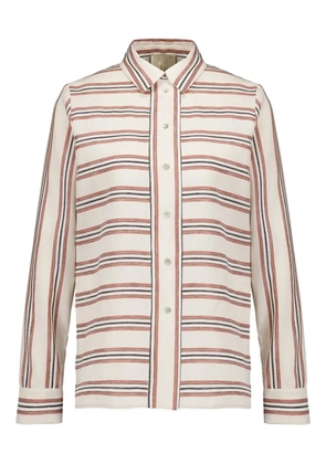 PAULA striped shirt - White