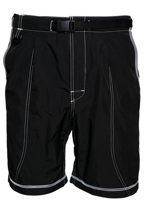 John Elliott pre-owned belted shorts - Black