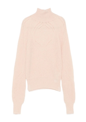Ermanno Scervino eyelet-detail sweater - Pink