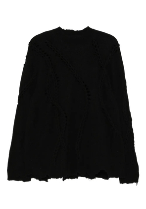 JNBY cable knit jumper - Black