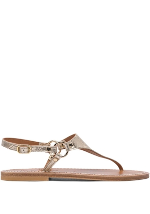 K. Jacques leather thong sandals - Neutrals
