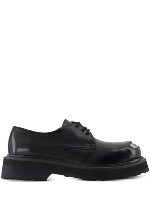 Kenzo 35mm Kenzosmile logo-plaque Derby shoes - Black