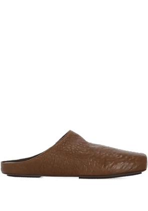 Uma Wang square-toe mules - Brown