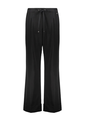 Herno flared drawstring trousers - Black