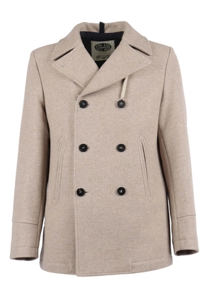 Camplin double-breasted peacoat - Neutrals