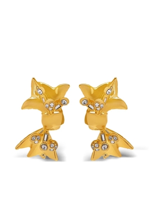 Oscar de la Renta Mill Bow earrings - Gold