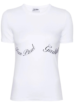 Jean Paul Gaultier logo-print cotton T-shirt - White
