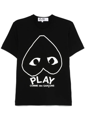Comme Des Garçons Play logo-print T-shirt - Black