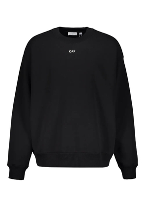 Off-White round-collar sweatshirt - Black