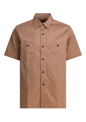 Buzz Ricksons buttoned-pocket cotton shirt - Brown