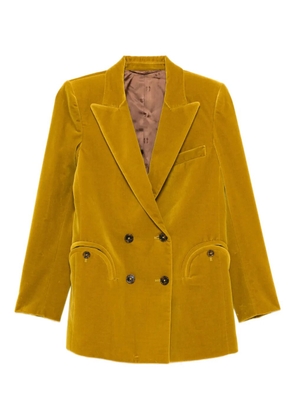 Blazé Milano velvet blazer - Yellow