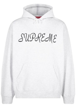 Supreme Script hoodie - Grey