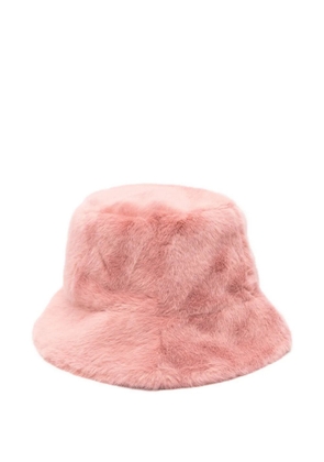 bomboogie faux-fur bucket hat - Pink