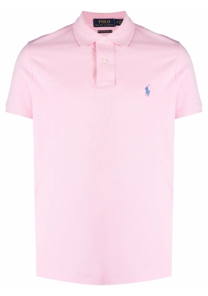 Polo Ralph Lauren embroidered-logo short-sleeved polo shirt - Pink