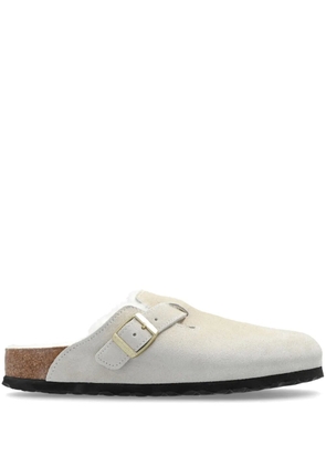Birkenstock Boston Shearling mules - White
