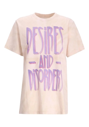ISABEL MARANT cotton T-shirt - Neutrals