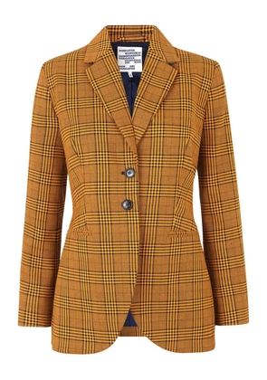 Baum Und Pferdgarten Bryony checked single-breasted blazer - Orange