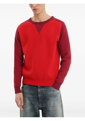 1989 STUDIO crew-neck panelled sweater - Red