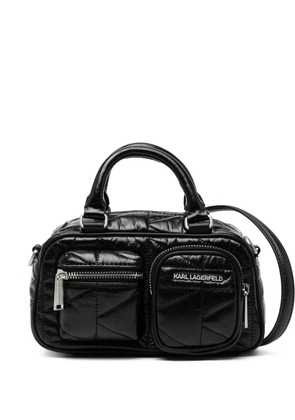 Karl Lagerfeld Kkuilt Pockets Sm bowling bag - Black