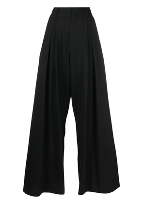 Giuseppe Di Morabito high-waist wool-blend trousers - Black