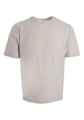 Lardini crew-neck plain T-shirt - Neutrals