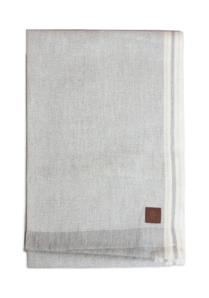 Eleventy fringe scarf - White