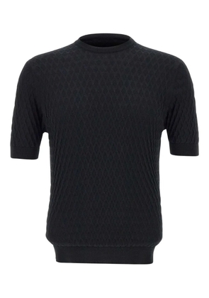 Filippo De Laurentiis cotton crepe T-shirt - Black