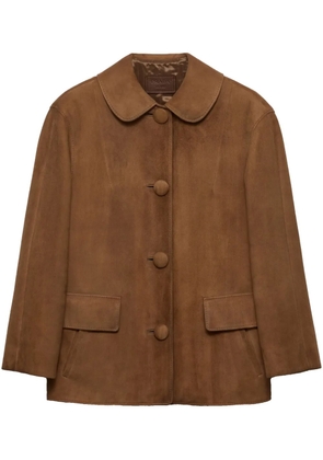 Prada suede jacket - Brown